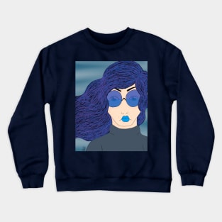 Moody Blue Crewneck Sweatshirt